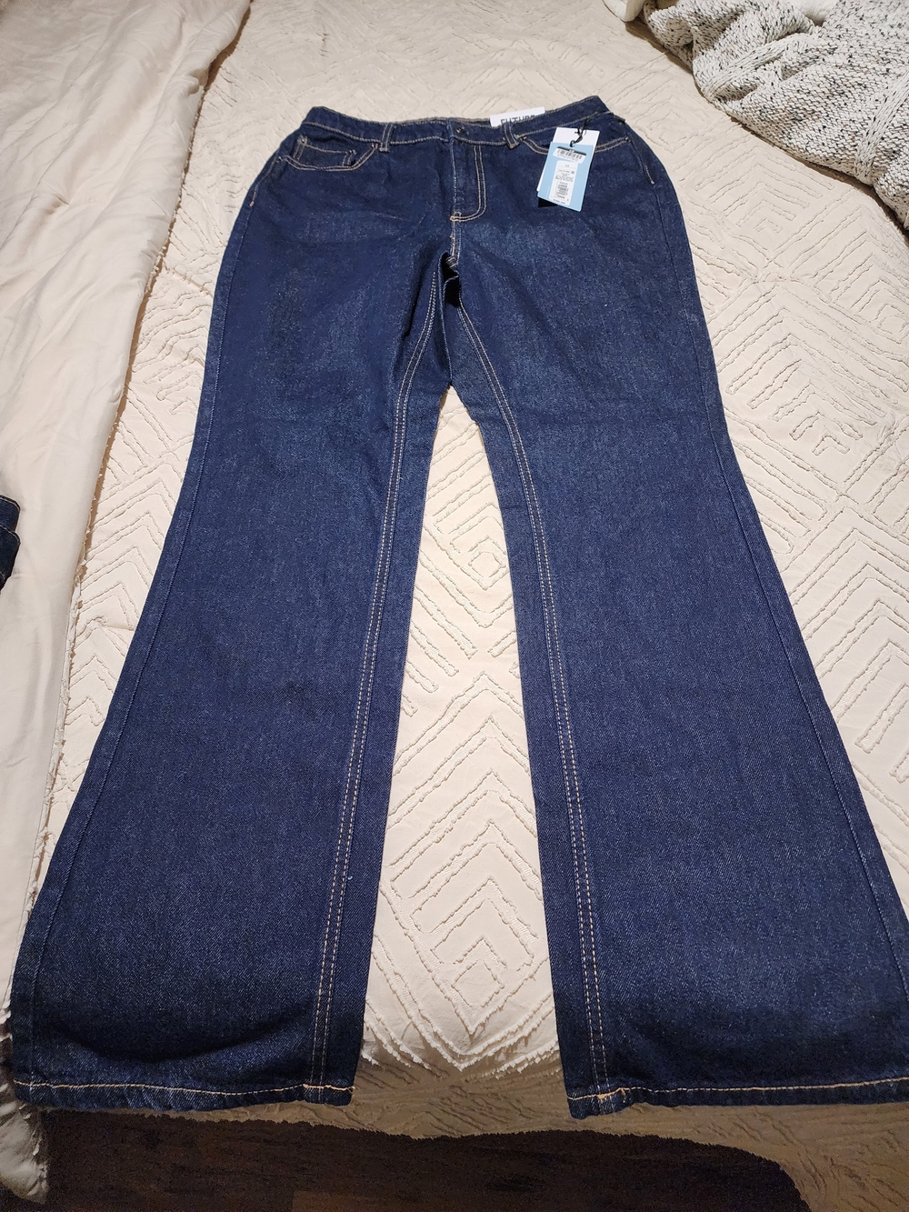 Women’s Dark Blue Flare Jeans Size 16